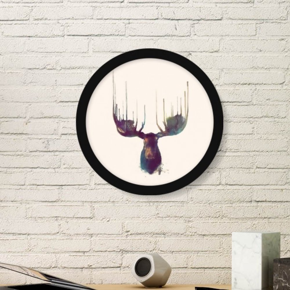 Cadeau de peinture de renne artistique pour une pendaison de crémaillère