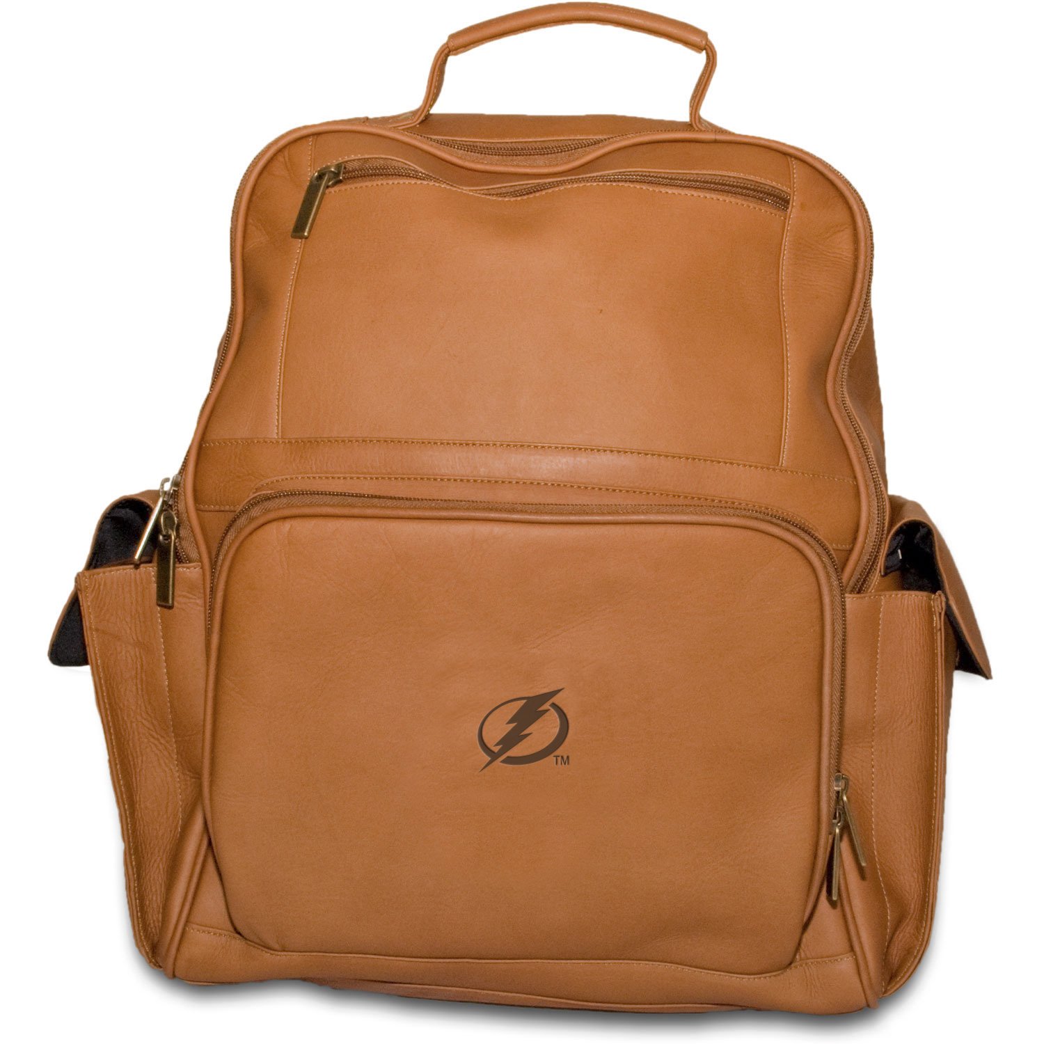 Pangea Brands NHL Sac à Dos d'ordinateur en Cuir Beige