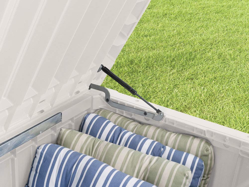 Keter Rockwood Bianco Baule in resina
