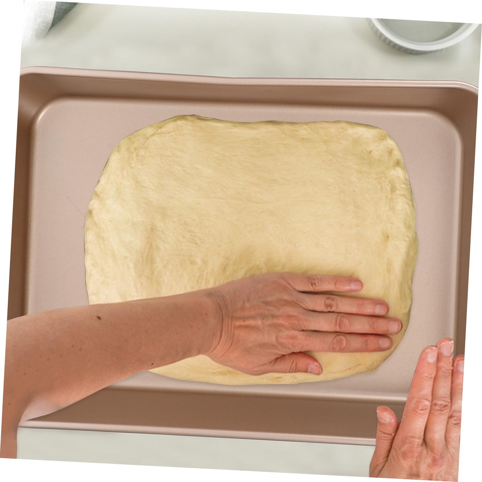 ULTECHNOVO 3pièces Moules à Pâtisserie Rectangulaires Tôle Acier Antiadhésifs Pour Biscuits Lasagnes Pain