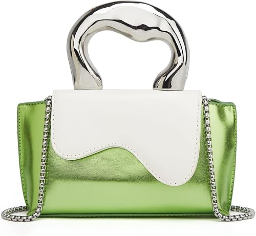 Bolso pequeño de color plateado, bolsos cruzados, bolsos de noche Y2K, bolso de mano para mujer, bolsos de hombro, bolsa de mano para mujer 2023