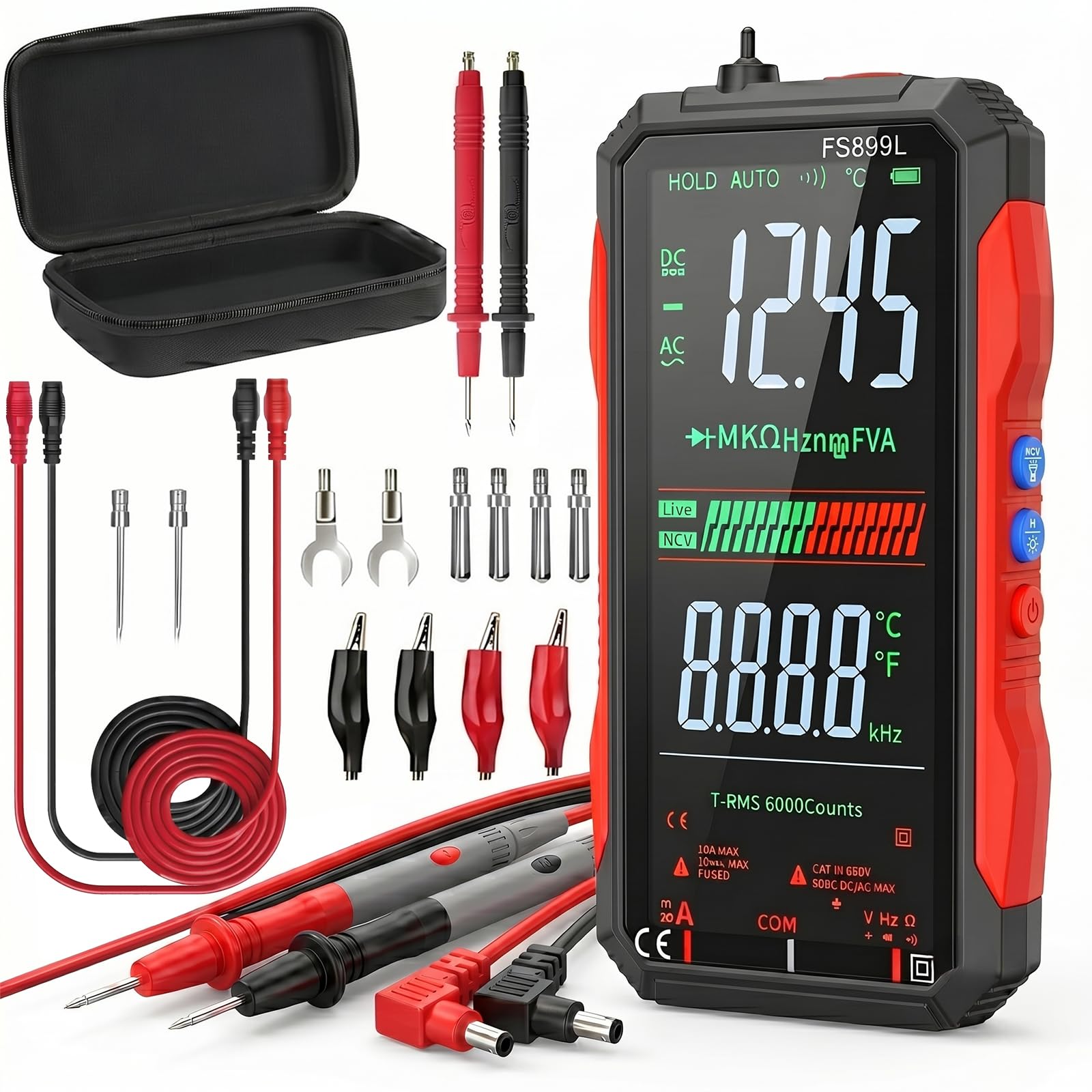 ZMIWNIED FS899L Digital Multimeter - True RMS Tester -1 ZMIWNIED FS899L Digital Multimeter - True RMS Tester -1
