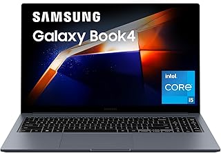 Samsung Galaxy Book4 (Gray, 16GB RAM, 512GB SSD) | 15.6" Full HD Screen | Intel Core i5 1335U Processor | Windows 11 Home | MS Office 2021 | Fingerprint Reader | Intel Iris XE Graphics | RJ45 LAN Port