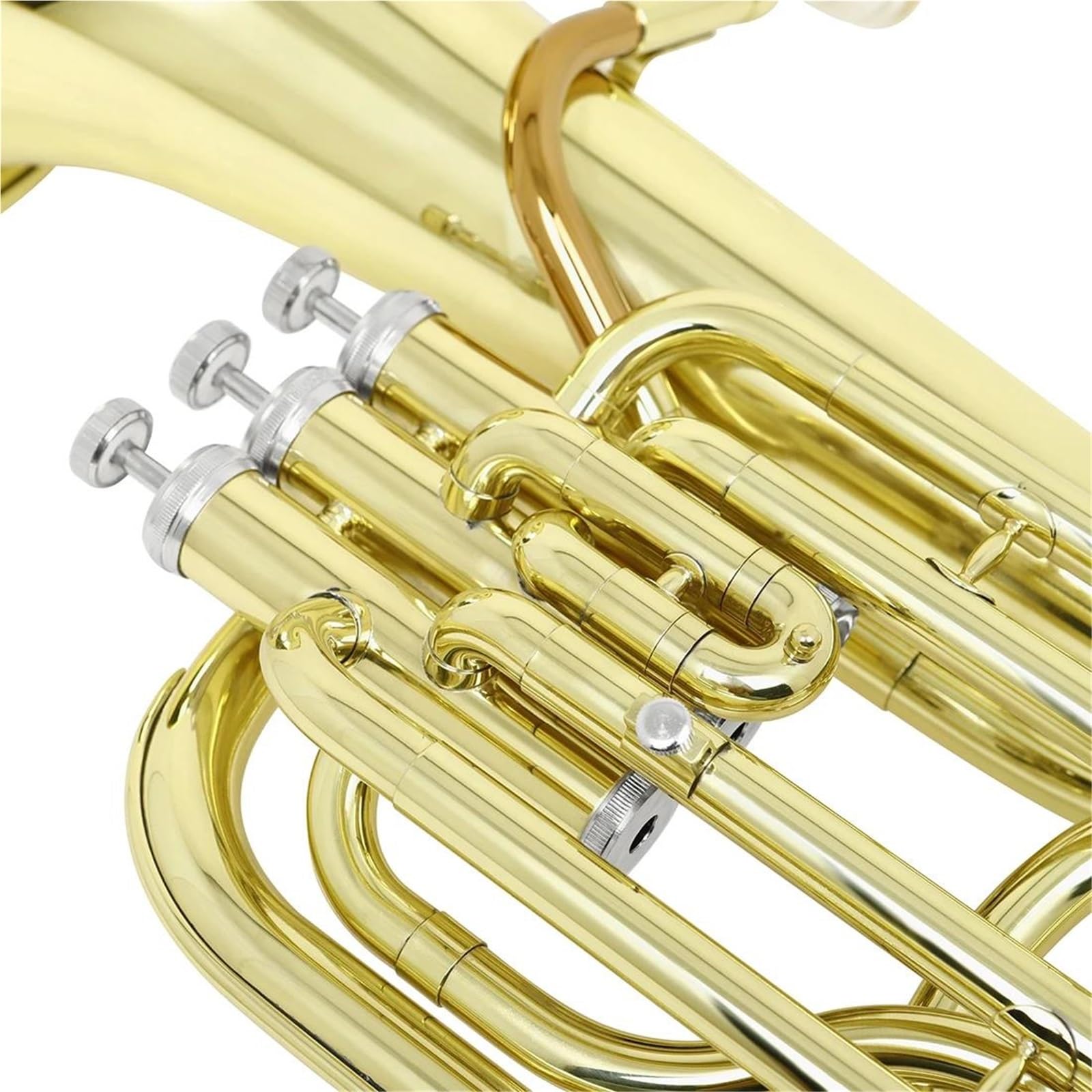 Eufonium Instrumenty Muzyczne Euphonium Bb 3 Kluczowe Pionowe Instrumenty Muzyczne Z Trąbką Tenorową I Barytonem Mosiądzu Rękawiczkami