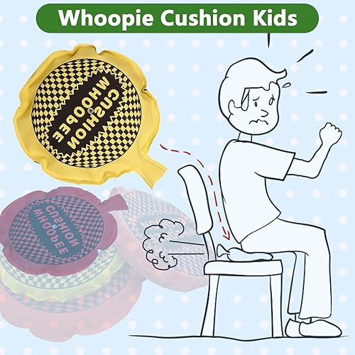Miniatura 2 de Whoopie - Cojín para niños, juguete de cojín Whoopee para hacer ruido de pedos, Ldeal para fiestas, reuniones, humor (1 unidad de color aleatorio)