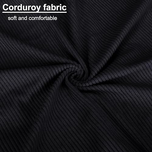 Miniatura 5 de Bluboon Bolsa de almuerzo para mujeres y hombres, linda bolsa de almuerzo de pana, reutilizable, aislada, gran capacidad, reutilizable, aislada,