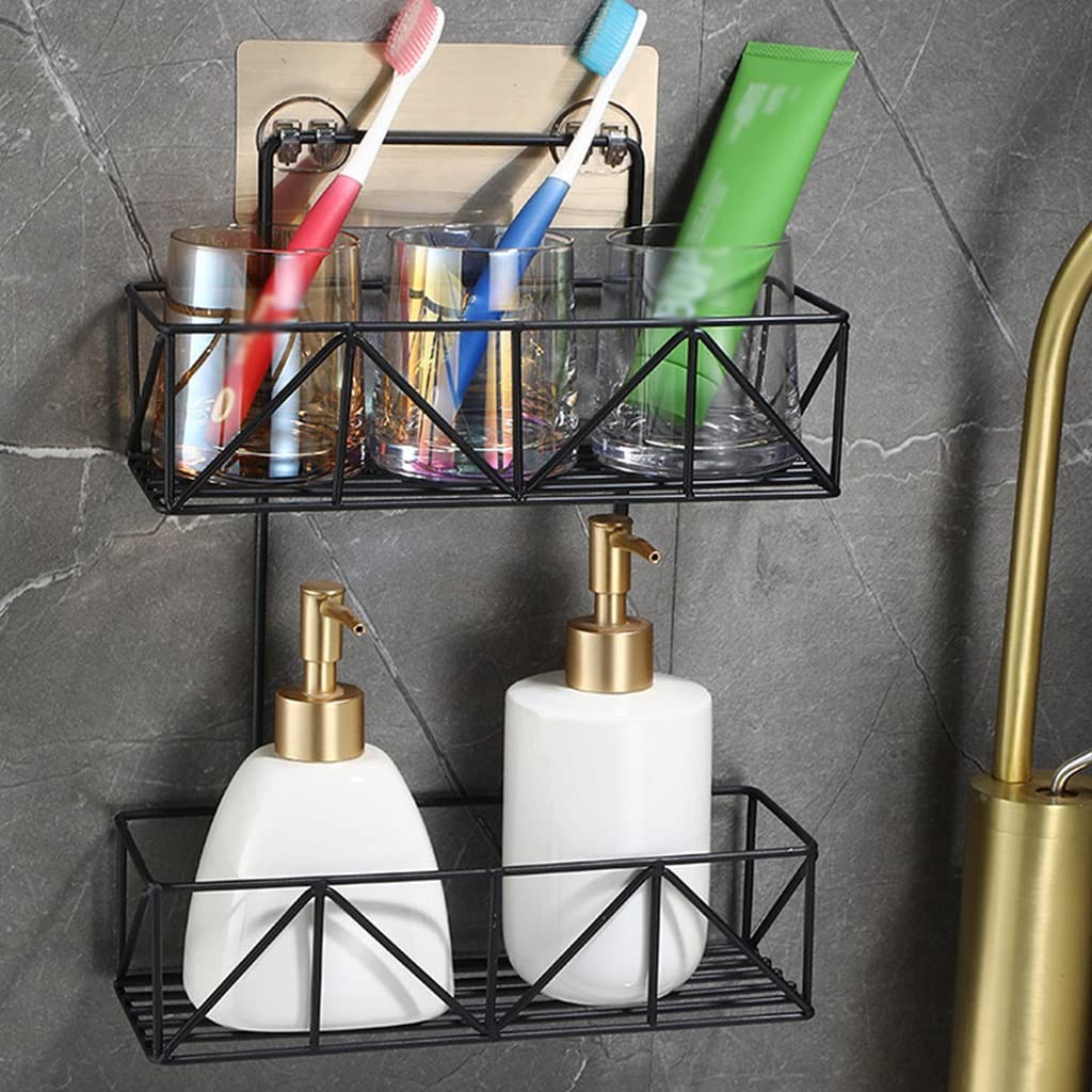 Mensole galleggianti Mensola per Doccia Mensola per Bagno Mensola in Acciaio Inox Portasapone Shampoo Scolapiatti Supporto portaoggetti da Parete Organizzatore da Cucina Hol
