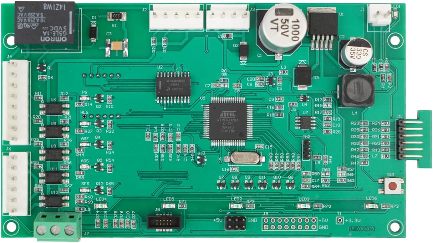 42002-0007S Control Board Kit - 461105 Replacement Control Board with 472610Z Switch Pad Compatible, NA and LP Series Pool/Spa Heater Electrical Systems, Natrual Gas and Propane Gas Heaters