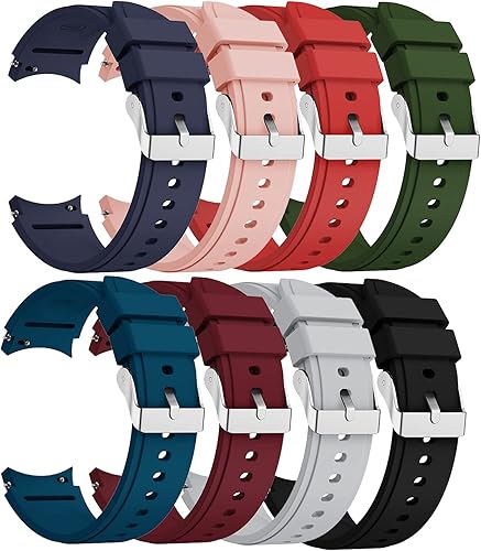 Miniatura 2 de Senter Correas de reloj para Samsung Galaxy Watch 4 y Galaxy Watch 4 clásicas, correa de repuesto deportiva de silicona suave para Samsung Galaxy