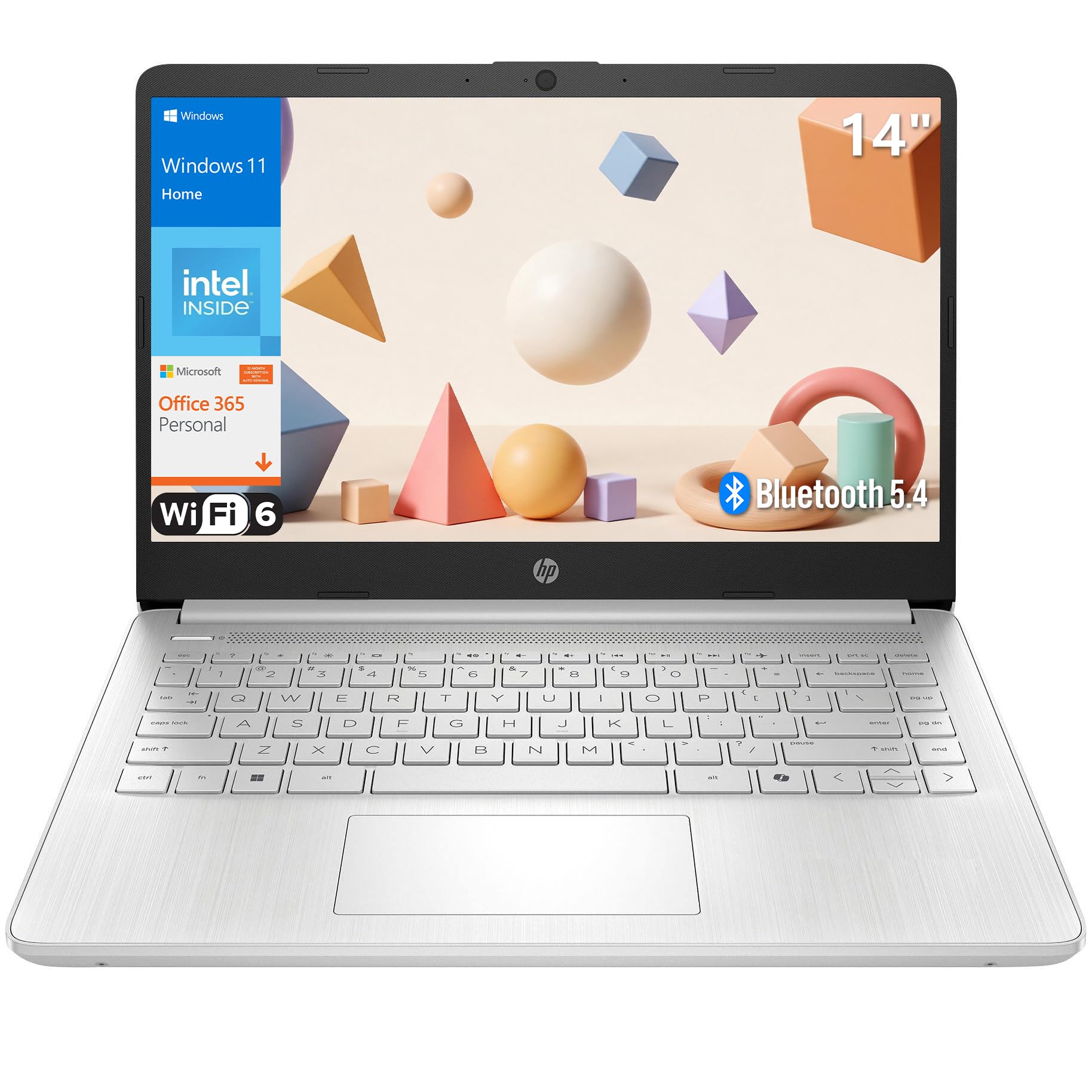HP Essential Laptop 2026 Intel Copilot AI 128GB Storage + 1TB Cloud Storage