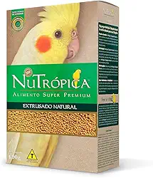 Ração Para Calopsita Extrusado Natural 600g Nutrópica