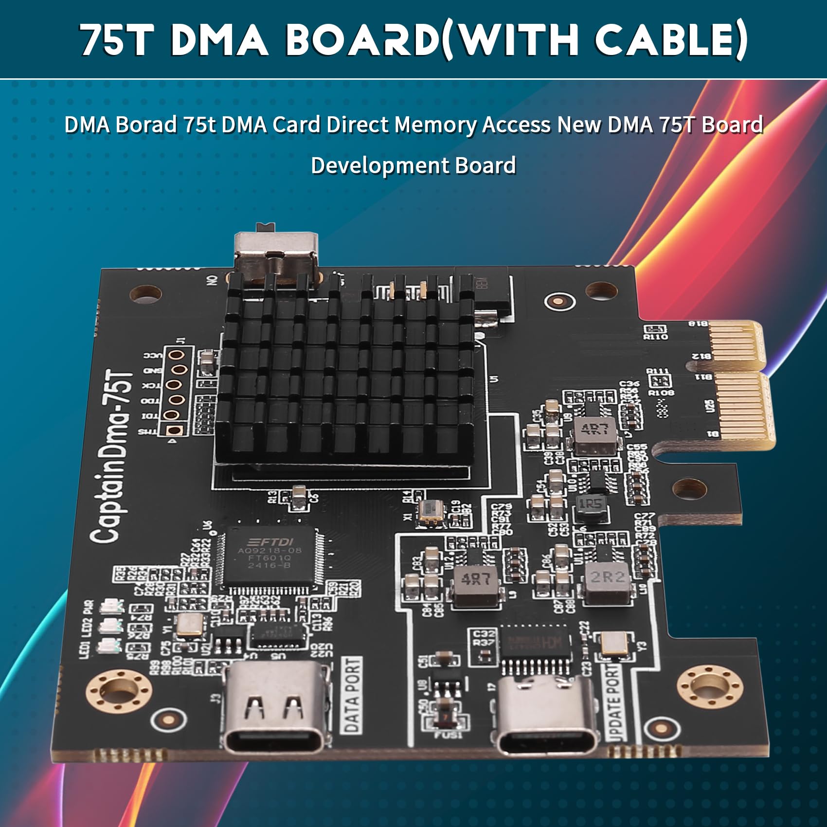 CONFUSE DMA Board 75t Scheda DMA Accesso Diretto alla Memoria Scheda di Sviluppo DMA 75T