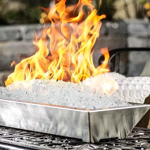 Vista 2 de onlyfire - Cristales para hacer fuego para fogatas naturales o de propano, chimeneas o troncos de gas, 10 libras