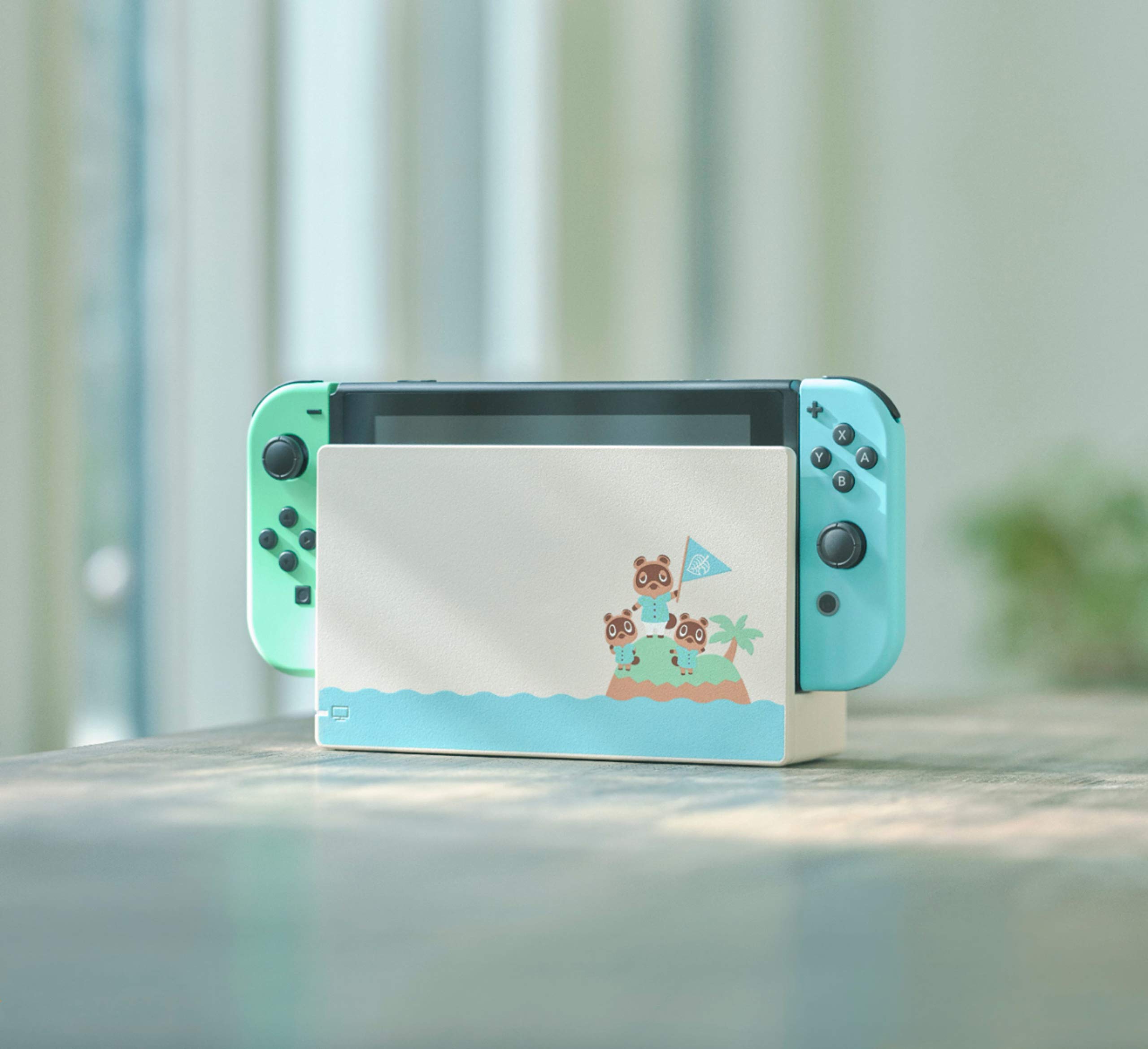 Nintendo Switch - Edición especial 2020 - Animal Crossing: New Horizons - Almacenamiento interno de 32 GB - Paquete Woov Micro SD 128 GB
