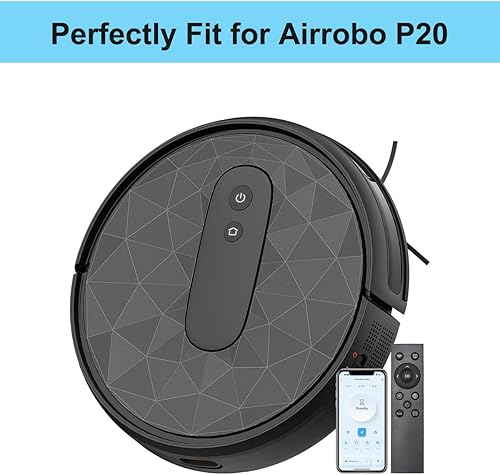 Miniatura 4 de Piezas de repuesto compatibles con el robot aspirador AIRROBO P20 P30, el kit de accesorios de repuesto incluye 4 cepillos laterales y 4 filtros