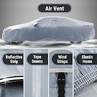 Vista 117 de iCarCover Compatible con Mazda Mazda2 Hatchback SUV 2011-2014 Funda para automóviles, forma ajustada, acolchada, cubierta exterior completa