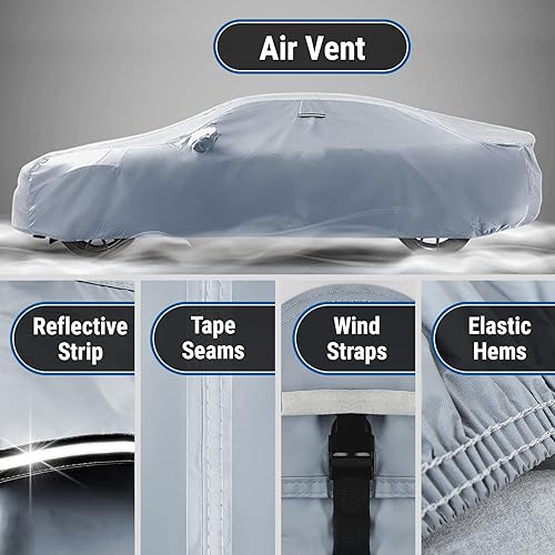 Miniatura 30 de iCarCover Compatible con: [Mercedes Clase CLS] 2013-2017 Premium Full Car Cover impermeable resistente a todo tipo de clima, personalizada para AMG