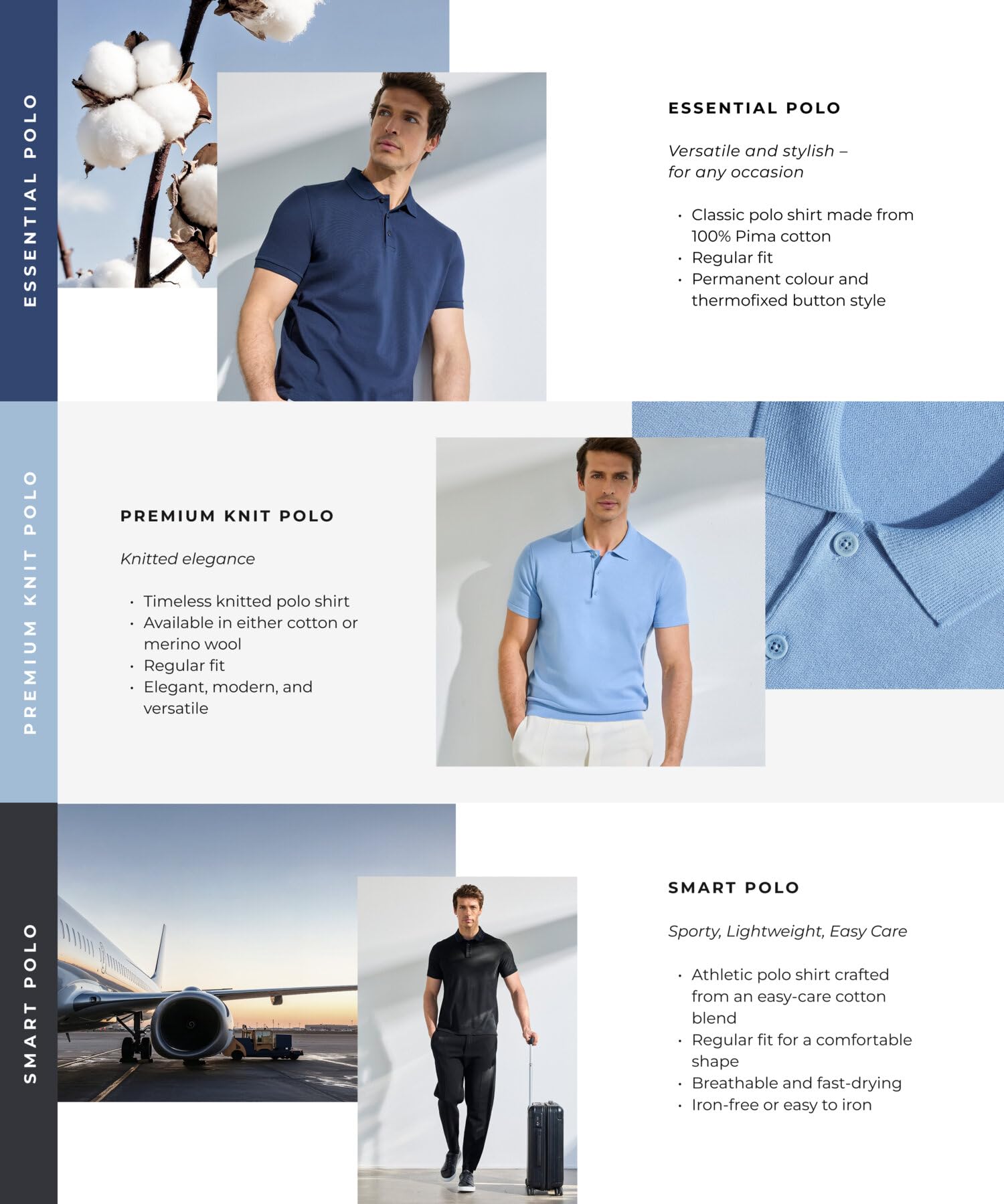 FALKE Herren Basic Polo Shirt Piqué M Pl Baumwolle Weich Hautfreundlich 1 Stück Polohemd (1er Pack)