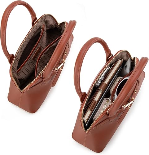 Miniatura 6 de Milan Chiva Bolso bandolera con diseño de cúpula para mujer, con textura y asa superior, con detalle de cinturón