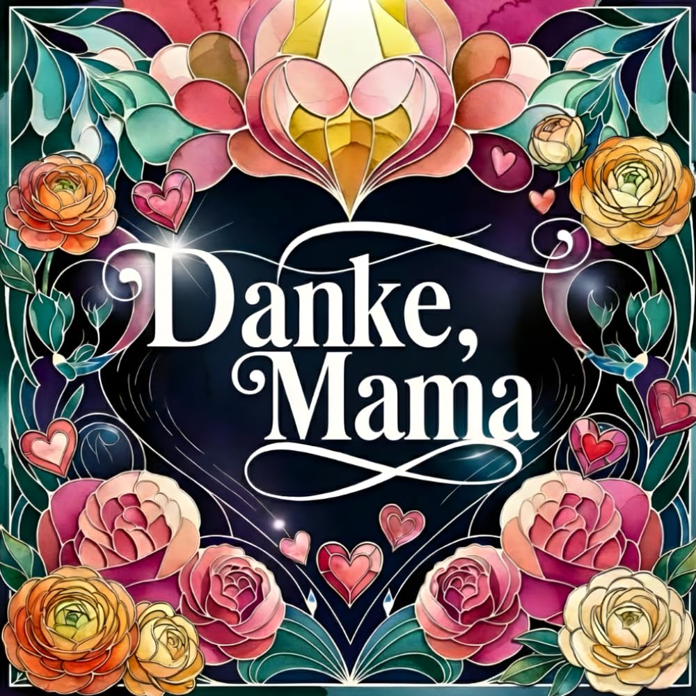 Danke, Mama! – Ein liebevolles Geschenkbuch: Malbuch mit über 40 Motiven zum Danke-Sagen – Blumen, Herzen und kreative Motive zum Verschenken