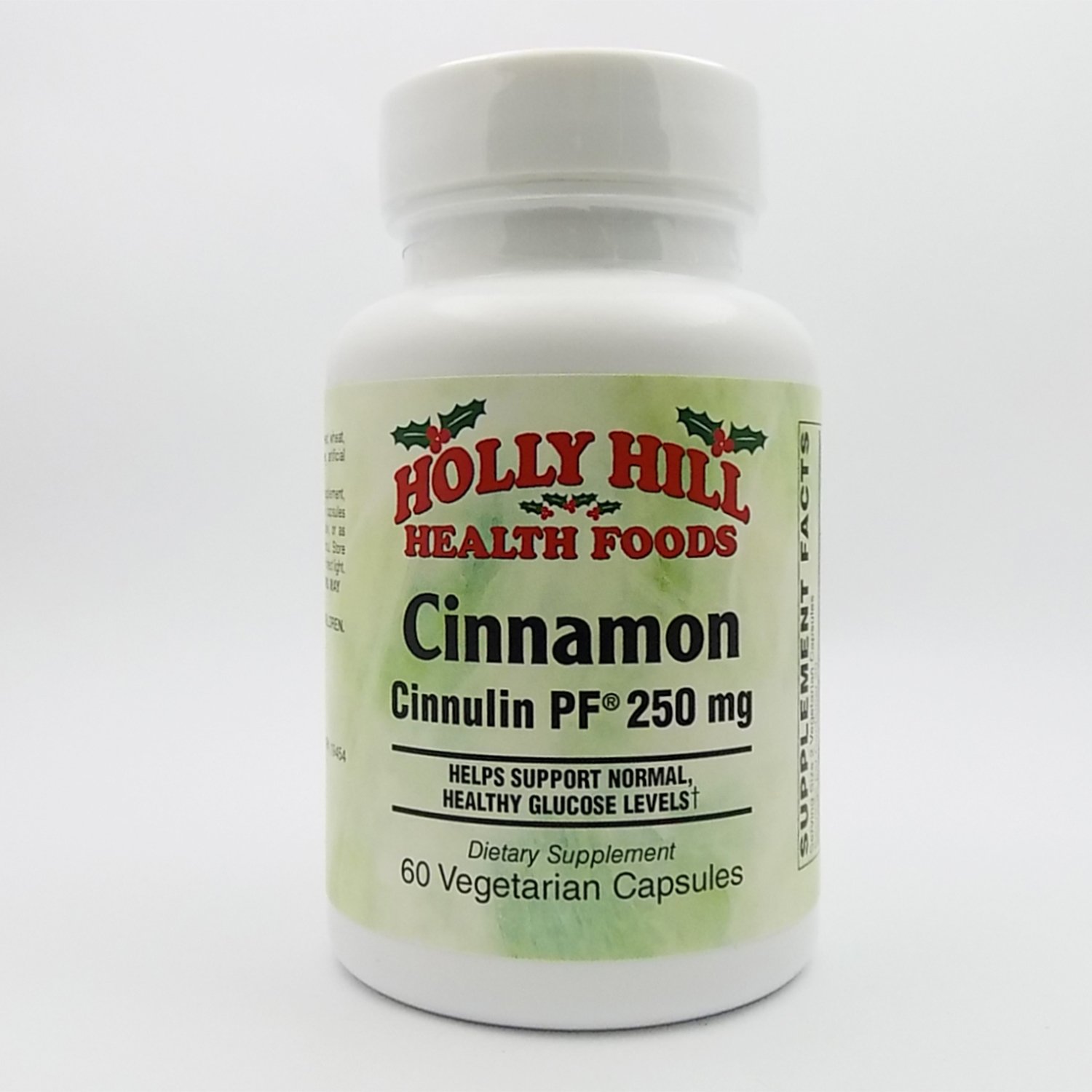 Holly Hill Health Foods Suplemento Fitoterápico de Canela Cinnulin PF 250 mg, 60 cápsulas vegetarianas