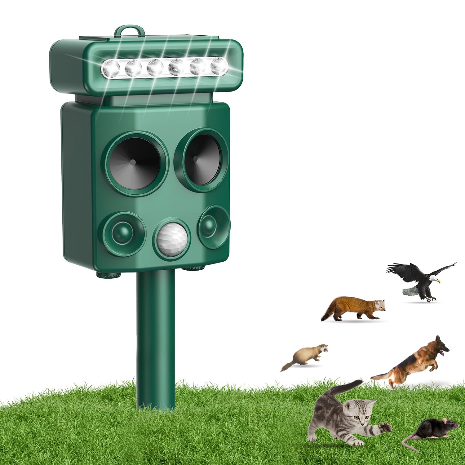 三個セット　2020最新進化版　 猫よけ 動物撃退器 猫撃退 超音波 Amazon.co.jp: 動物撃退器 超音波 ソーラー 【2025アップグレード版