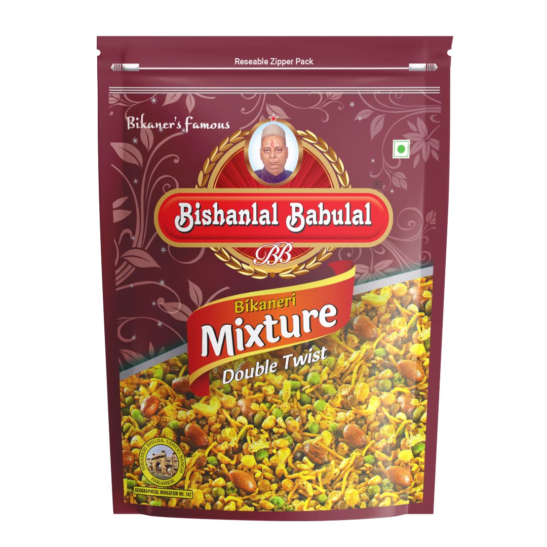 Bishanlal Babulal | Premium Bikaneri Mixture | Bikaner’s Famous Ready-to-Eat Savoury Namkeen| Crispy Snack with Multiple Flavors| No Preservative | (Bikaneri Mixture 500gm) (B0BM7F44N1) Amazon Price History, Amazon Price Tracker