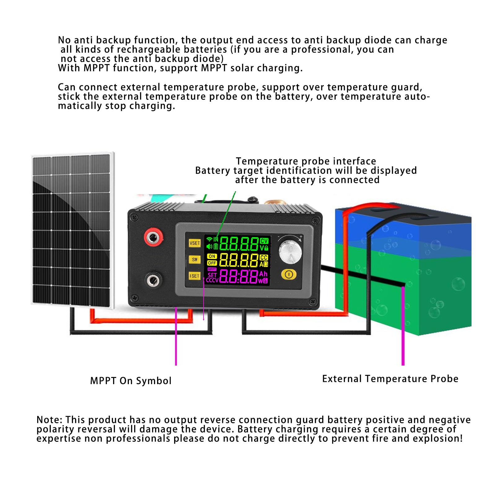 KUIDAMOS Uscita 65V6A di Alimentazione Regolata CC Compatta Regolabile per Hobbisti di Laboratorio Materiale XY-6506