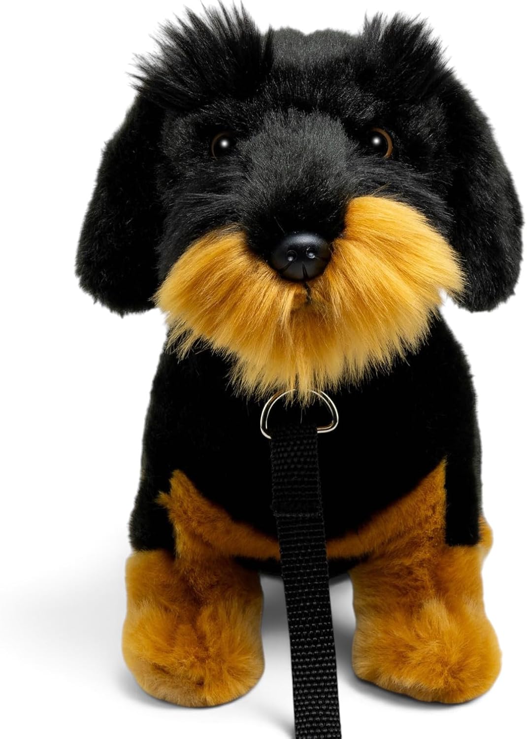 Carl Dick Black Wire-Haired Dachshund Stuffed Animal, Approx. 11.81 Inches (30 cm), Plush Toy, Model 3528 image 2
