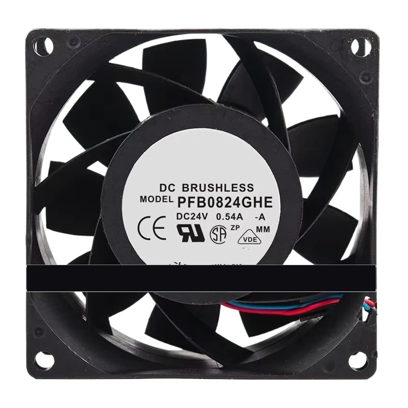 GJEXXPTST PFB0824GHE 80 * 38MM 24V 0.54A 8CM Cooling Fan(3wire B2)