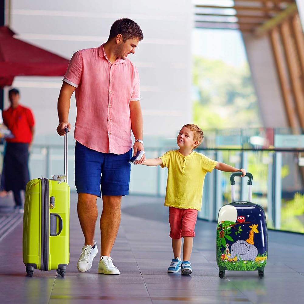 Trolley Bagaglio A Mano 55x40x20 Set Di Valigia Per Bambini, 16