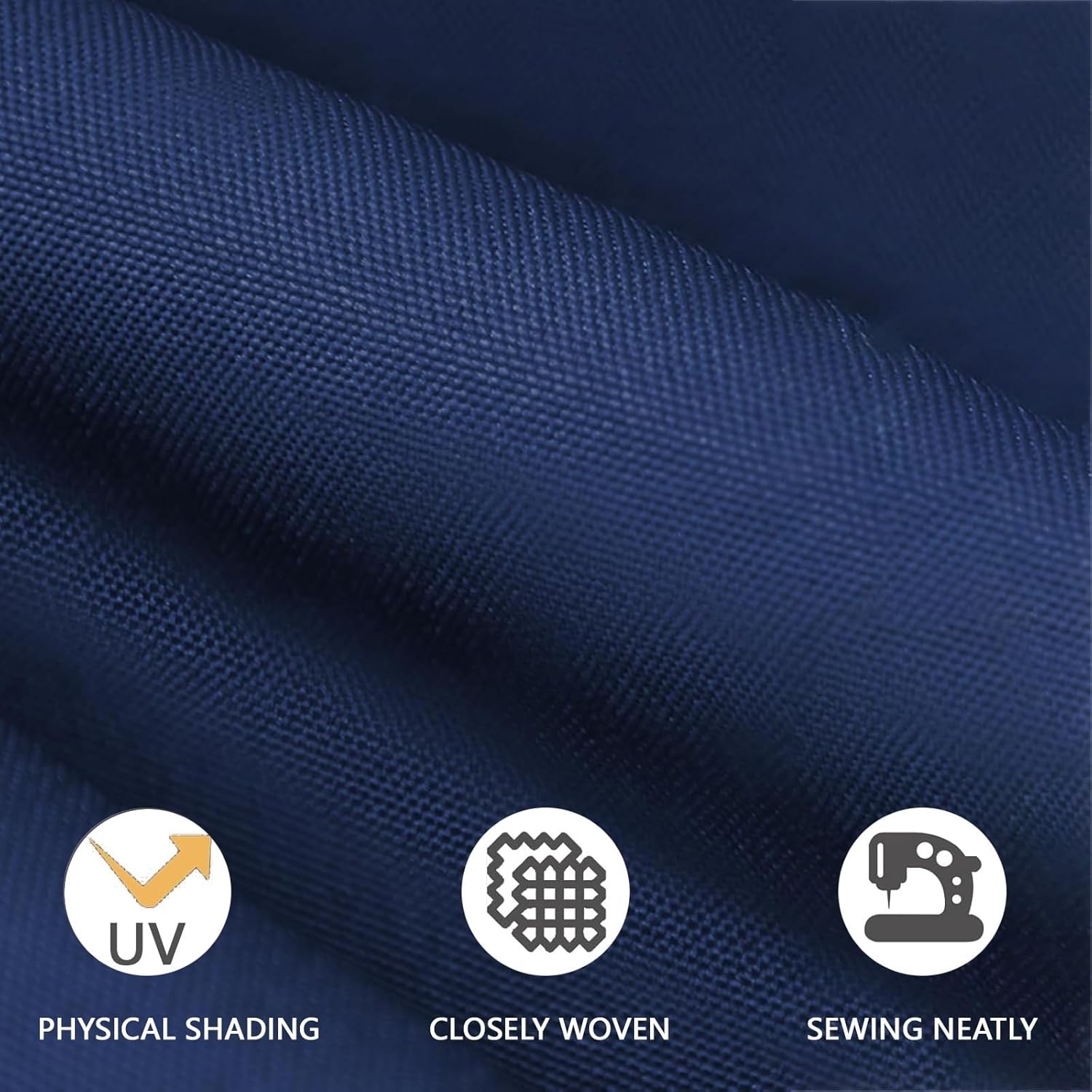 Universal Replacement Canopy for 6/8 Rib Umbrellas (6.5-11.5ft) - Heavy-Duty Outdoor Sun Shade Cover Fits Offset, Market & Cantilever Patio Umbrellas - Waterproof UV-Resistant Fabric