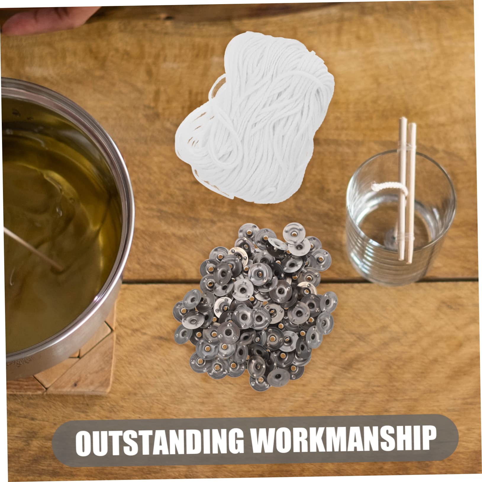 OSALADI Candle Making Wicks Set 3 Sets of Centering Tools 24-ply Lightweight and Portable