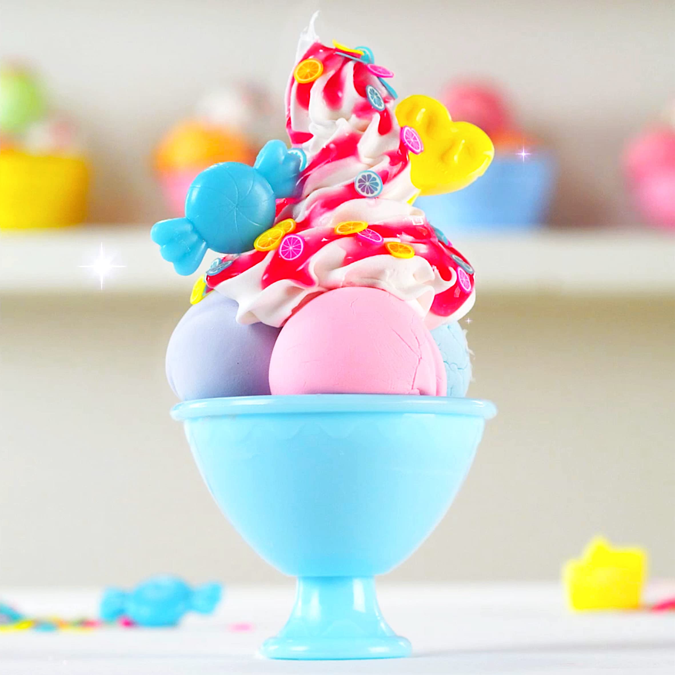 Canal Toys - Slime Fluffy Pop - Fábrica de Helados de Slime Esponjoso y perfumado (Ice Cream Factory) - SSC180
