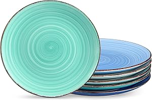 Pioneer Woman Dinner Plates: Bonita Ceramic Salad Plates with Vibrant Colors