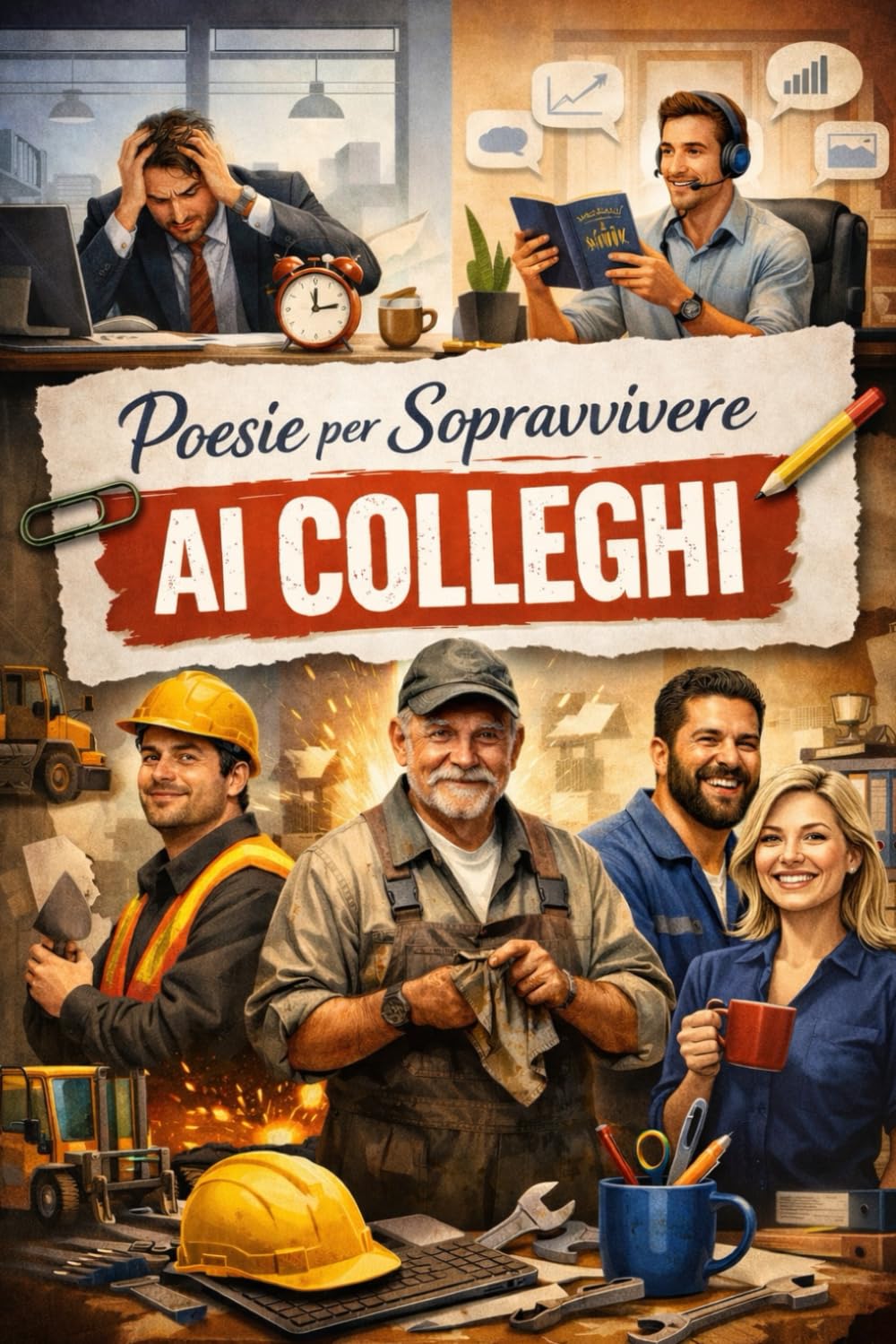 Poesie per Sopravvivere ai Colleghi: Il regalo perfetto per il collega che ti fa perdere la pazienza (ma a cui vuoi bene lo stesso)