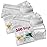 Pill Pouch Bags - (Pack of 500) 3 x 2.75 - BPA Free, Poly Bag Disposable Zipper Pills Baggies, Daily AM PM Travel Medicine Organizer Storage Pouches, Best Clear Reusable with Write-on Labels