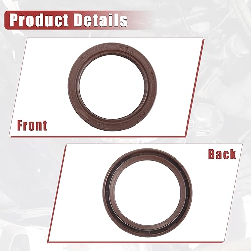 Miniatura 4 de uxcell Reemplazo del sello de la cubierta delantera del sello del cigüeñal de la bomba de aceite del coche para Toyota Camry 2002-2011 No.9031138089