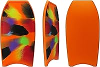 Vista 1 de ATUNAS Tablas de cuerpo, 33 a 43 pulgadas, bodyboard para playa con correa de muñeca, espuma sólida de PE/EVA impermeable de celda cerrada, surf