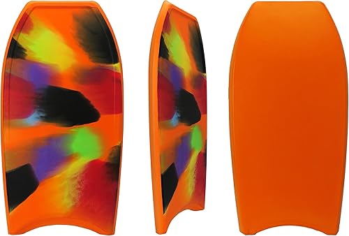 ATUNAS Tablas de cuerpo, 33 a 43 pulgadas, bodyboard para playa con correa de muñeca, espuma sólida de PE/EVA impermeable de celda cerrada, surf
