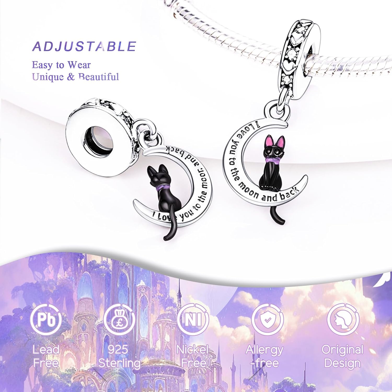 925 Sterling Silver Charms Beads for Bracelets Necklaces Dangle Pendants Women Bead Charms Jewelry Birthday Gift - Image 5