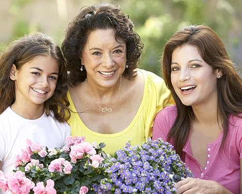 Miniatura 6 de EFYTAL Collar infinito de oro o plata, regalo de madre e hija, regalos de cumpleaños para hija, collares de mamá, regalos de graduación para hijas,