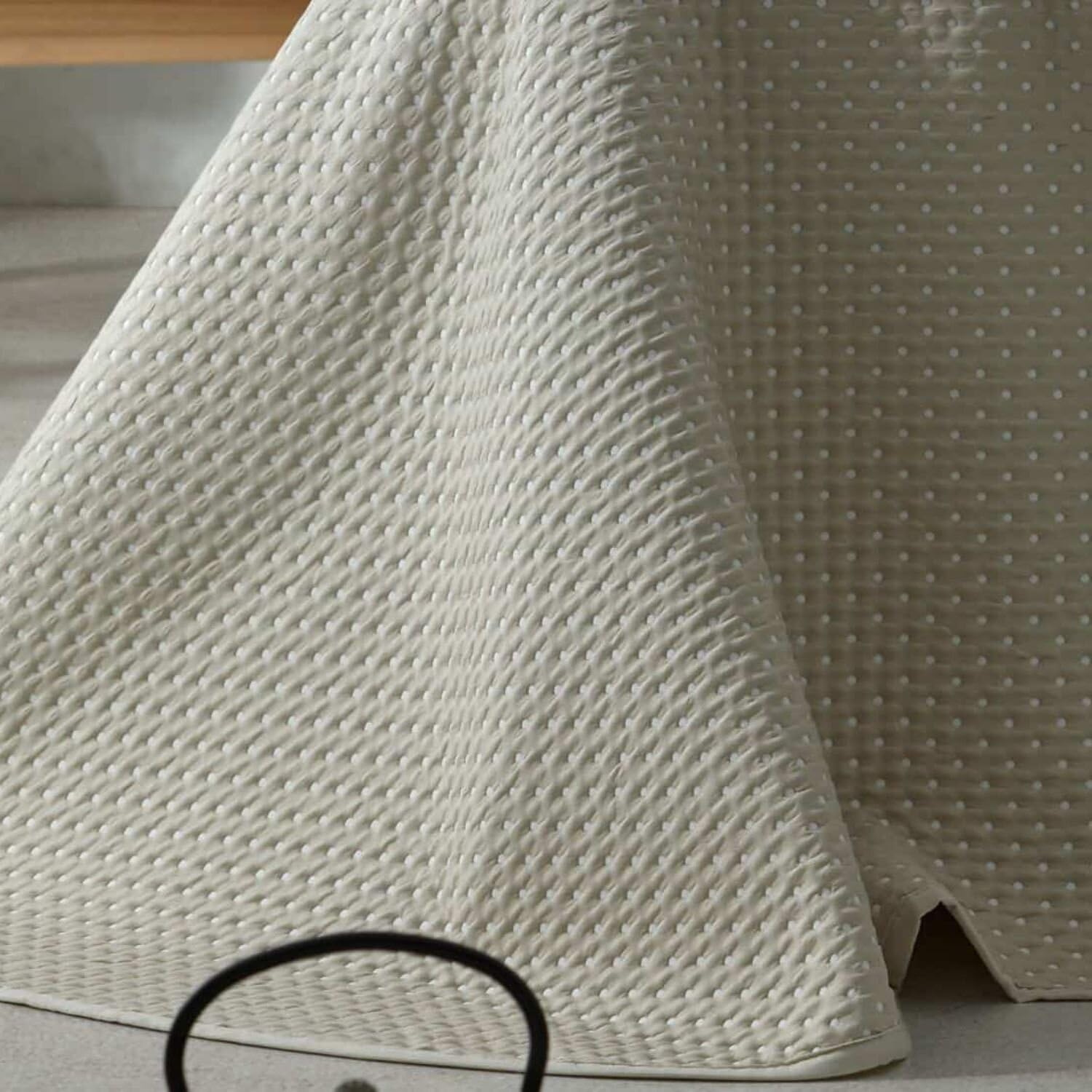 Burrito Blanco | Colcha Verano | Cama de 90cm. (+Medidas Disponibles) | Diseño 162 | Color Lino (90x190/200cm.)
