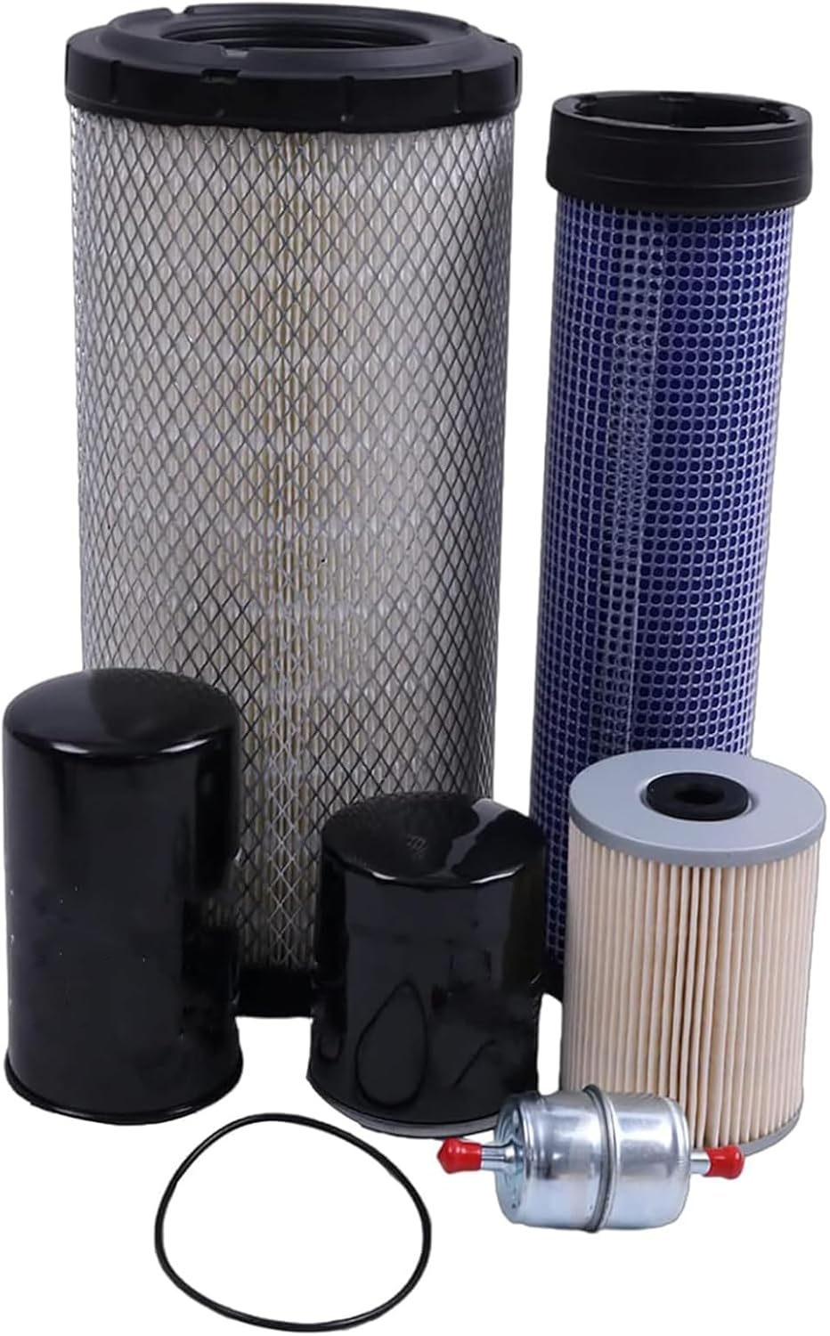 FridayParts 500 Hours Filter Kit Compatible for John Deere Skid Steer Loader 330G 332G 331G 333G Replacement