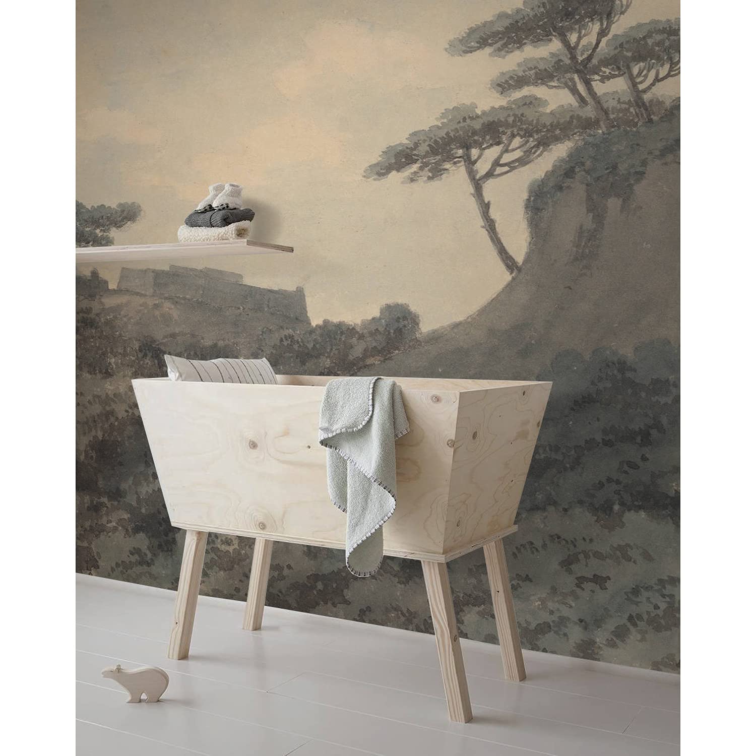 Papier Peint Hills Vintage Effet Mat Décoration Muraux Coloray