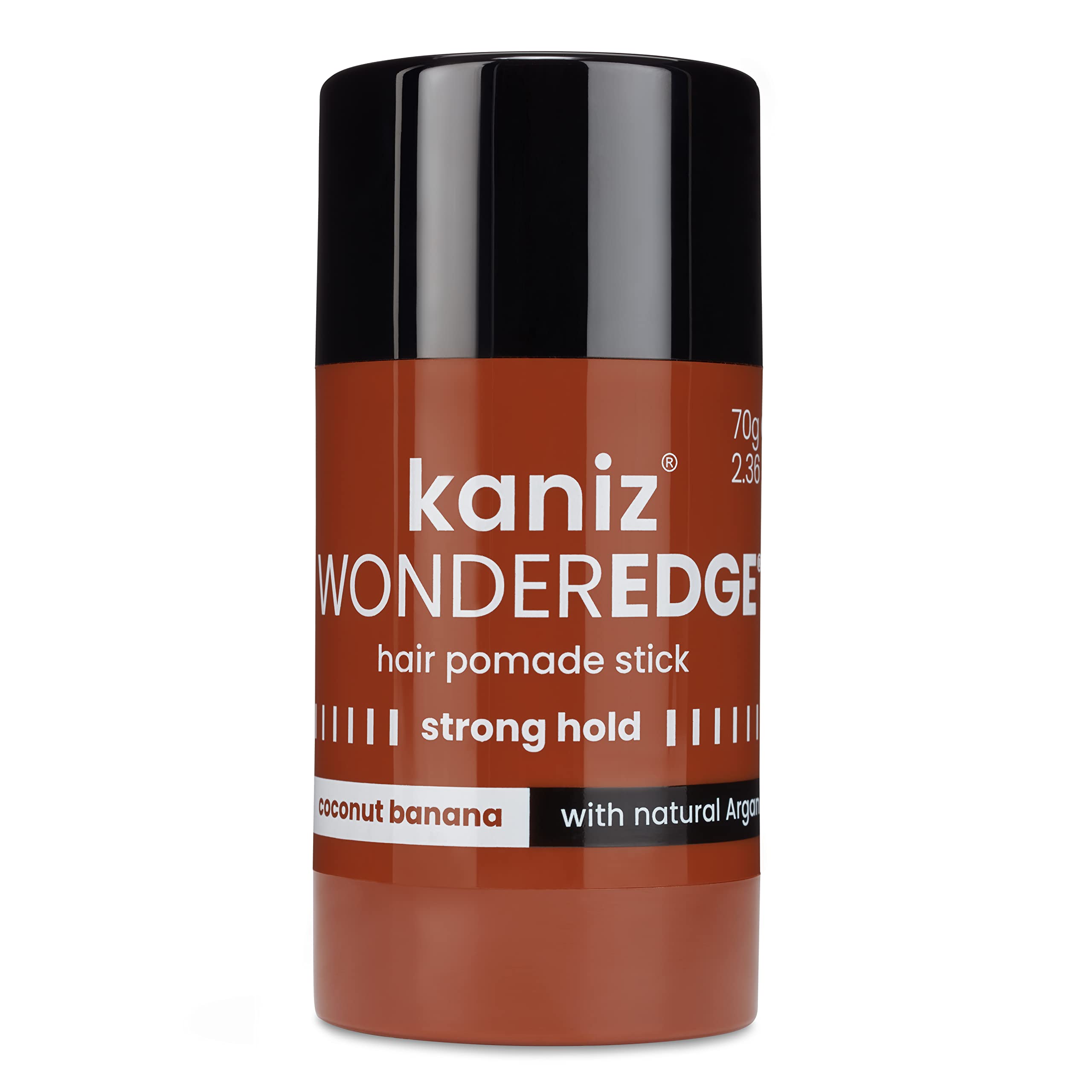 Kaniz Wonder Edge Pomade Stick hair Coconut Banana 70 g, White