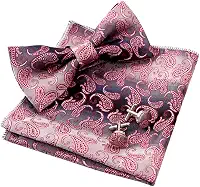 Gravata borboleta masculina clássica ajustável pré-amarrada