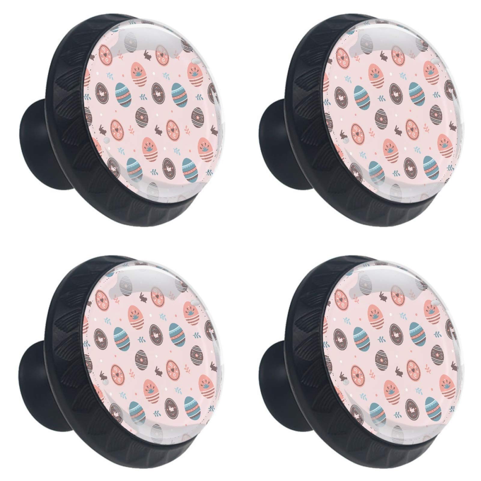 Boutons ronds en verre coloré pour remplacer les poignées usées de commode 30mm