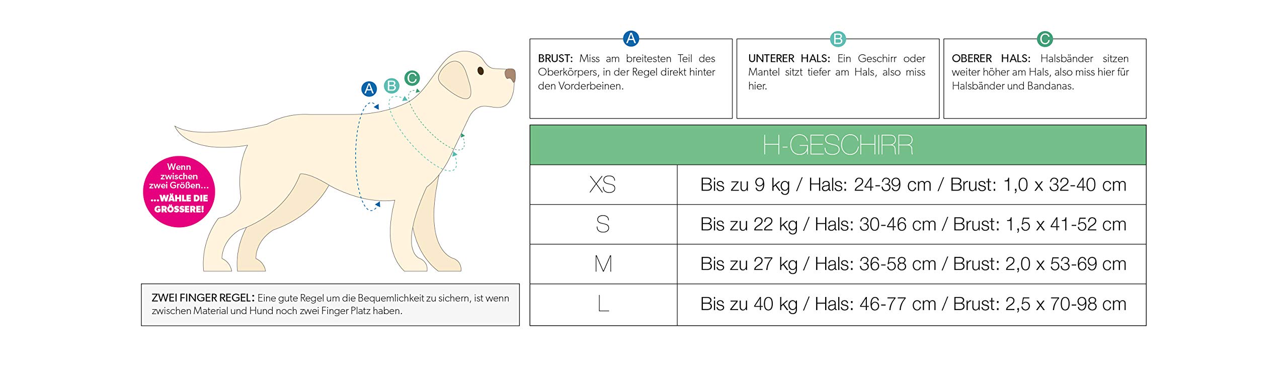 MAX & Molly – Arnés en H – Black Sheep/M