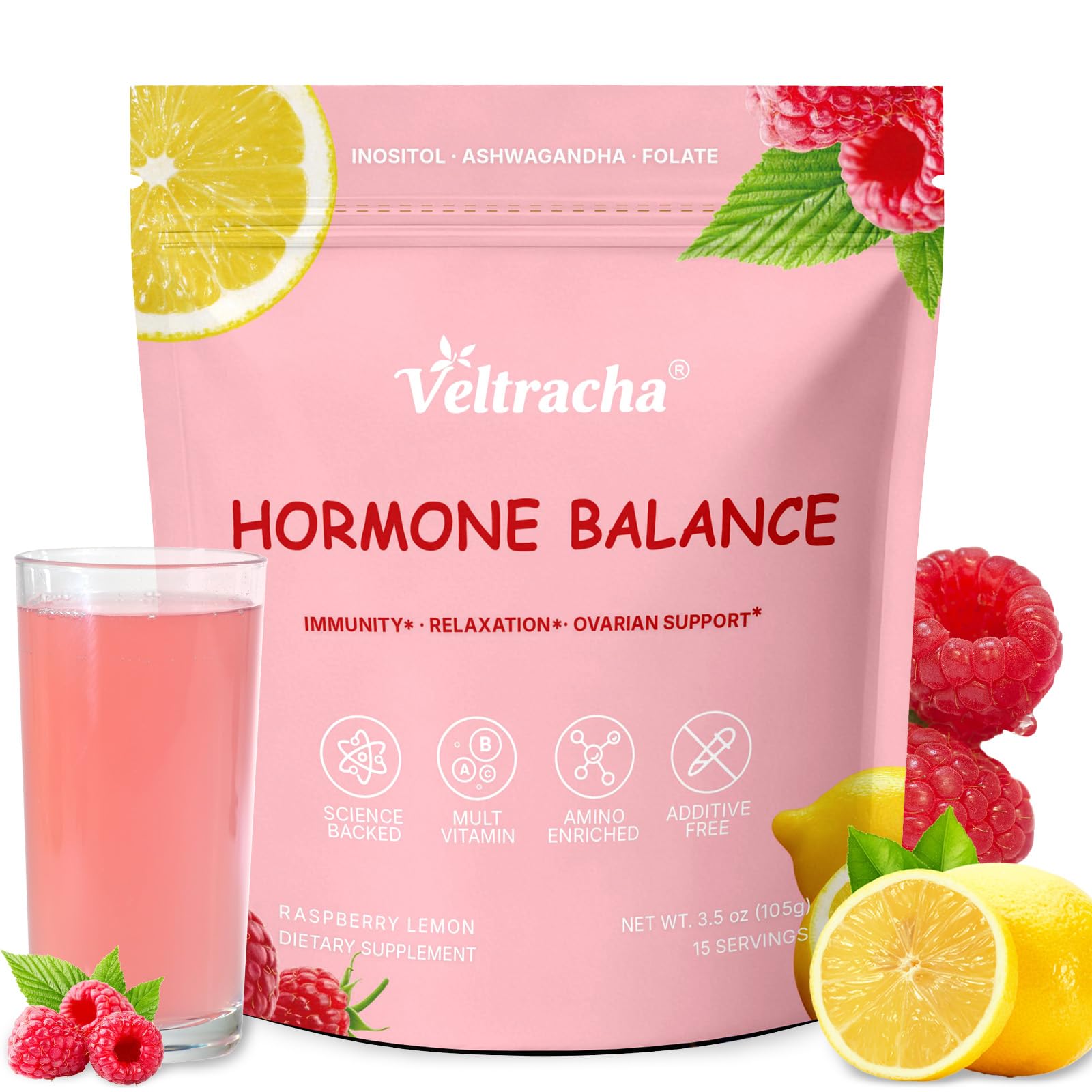 Hormone Balance for Women, Raspberry Lemon, 15 Servings